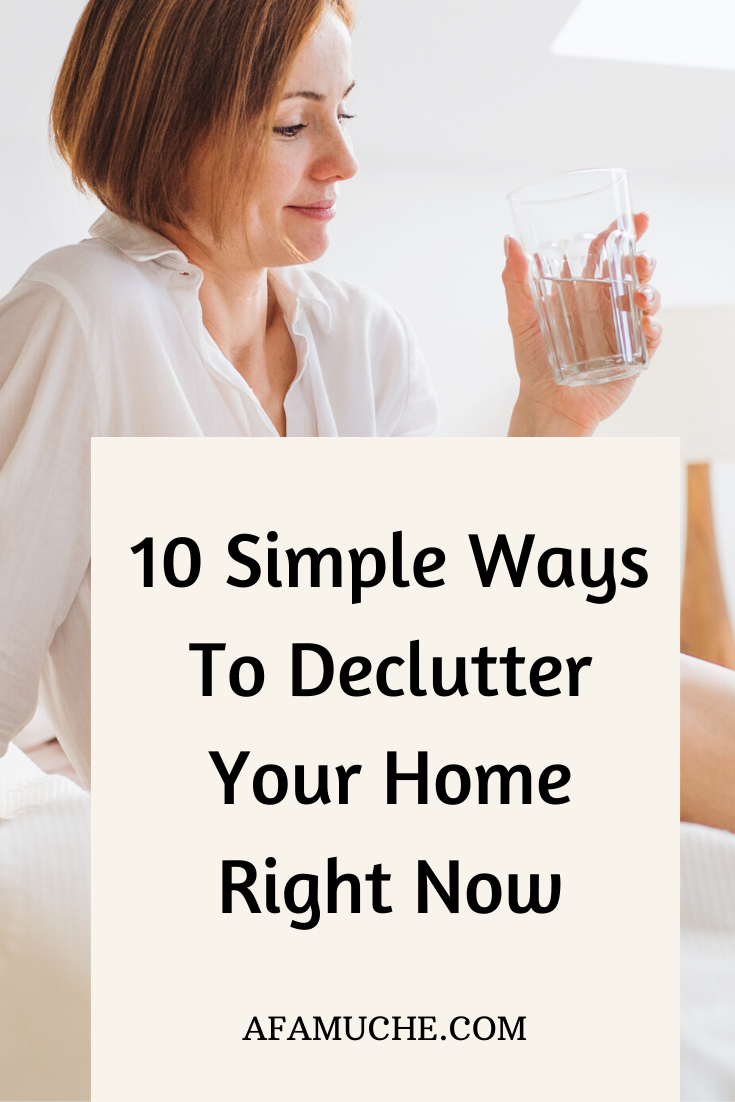 Where to start decluttering
