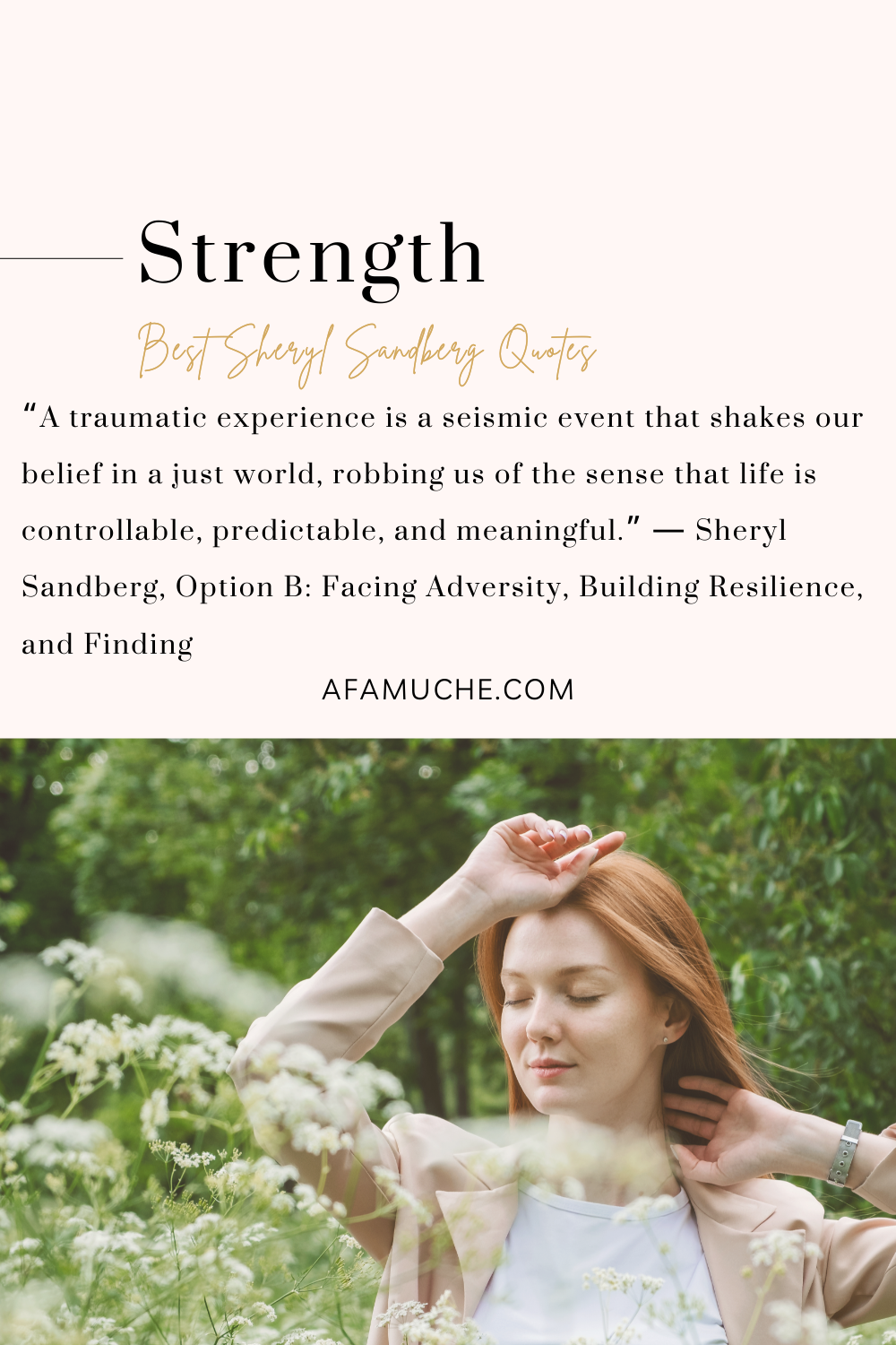 Sheryl Sandberg strength quote